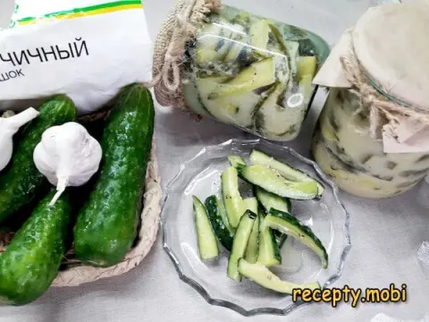 Cucumbers in Mustard Dressing for Winter