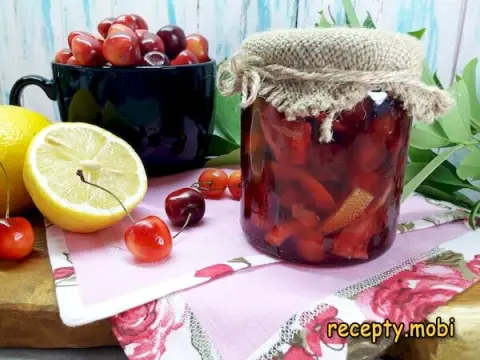 Cherry Jam with Lemon