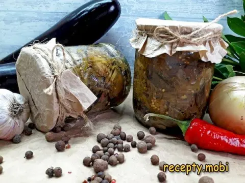 Eggplants for Winter in Jewish Style