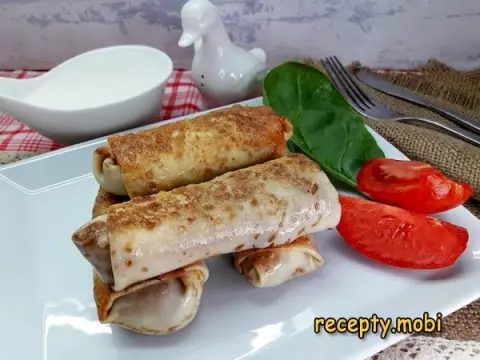 Блины с куриной печенью – пошаговый рецепт