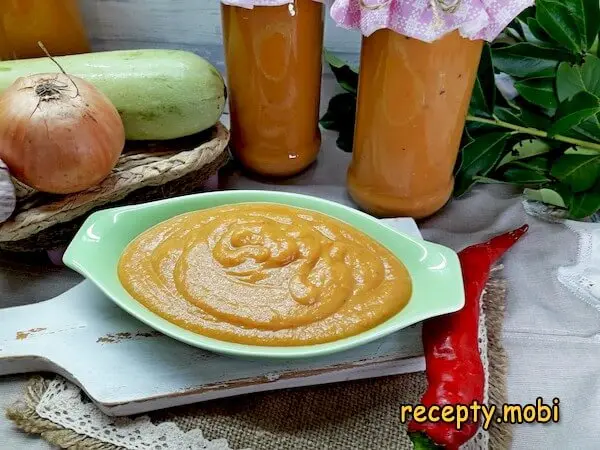 Кабачковая икра по ГОСТу в соуснике и банках