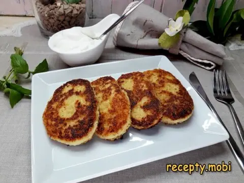 Potato Puree Cutlets with Cheese