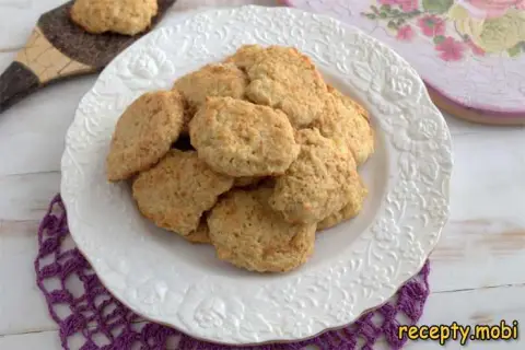 Chickpea Flour and Coconut Flake Cookies