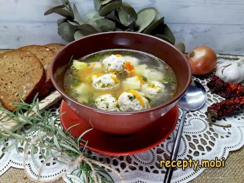 Turkey Meatball Soup