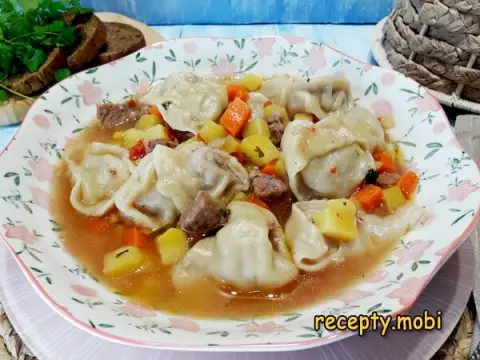 Chuchvara Uzbek style - a refined dish with Eastern flavor