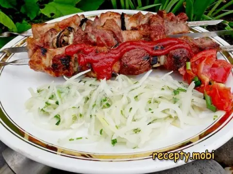 Маринованный лук для шашлыка – пошаговый рецепт