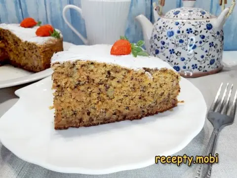 Carrot Cake with Walnuts