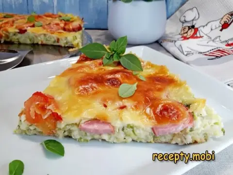 Пицца из кабачков в духовке – пошаговый рецепт