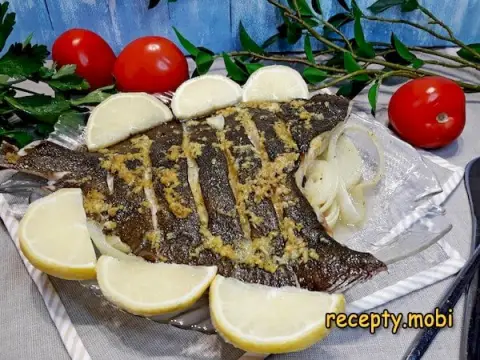 Flounder in the Oven in Foil
