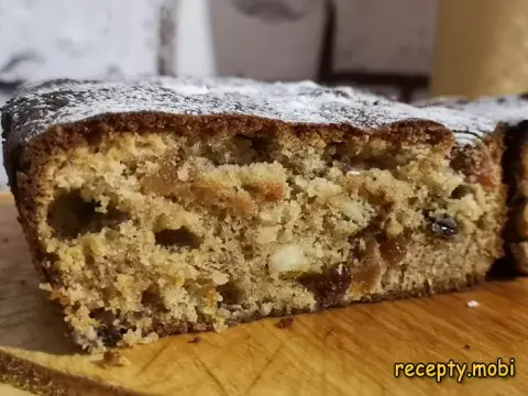 Christmas Cake with Dried Fruits (+Cooking Video)