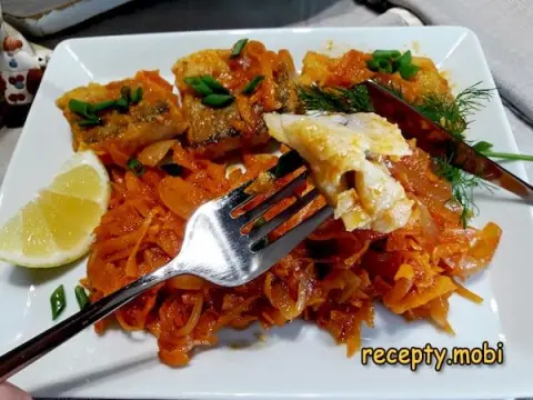 Рыба под маринадом из моркови и лука – пошаговый рецепт в домашних условиях