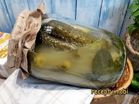 Salted Cucumbers for Winter