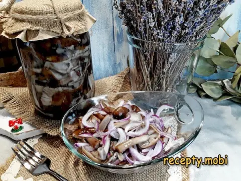 Salted Mushrooms for Winter