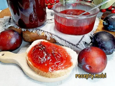 Pitted Plum Jam for Winter