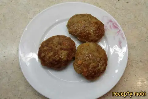 Котлеты из говядины для детей