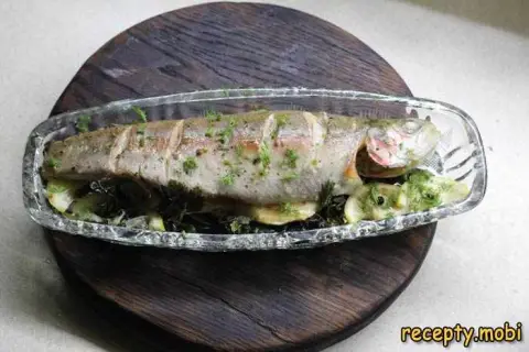 Whole Baked Trout in Foil in the Oven
