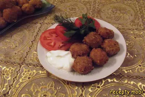 Картофельно-сырные шарики – хрустящая закуска во фритюре