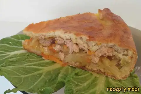 Turkey and Cabbage Pie