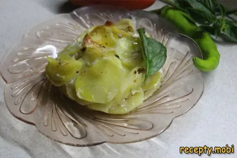Картофельный гратен с грибами в духовке – пошаговый рецепт в домашних условиях