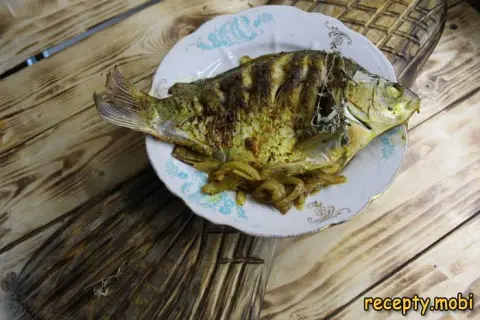 Crucian Carp in Soy Sauce in the Oven