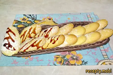 Sponge Cookies in the Oven