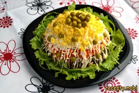 Салат из куриной печени с луком и морковью – пошаговый рецепт в домашних условиях