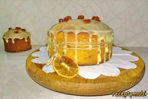Easter Cake with Orange Zest and Juice