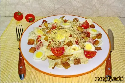 Classic Caesar Salad with Chicken
