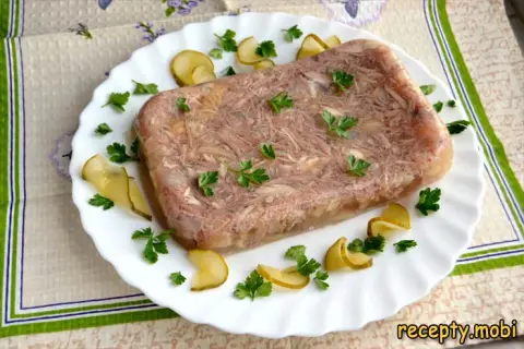 Холодец из свиных ножек и курицы – пошаговый рецепт в домашних условиях