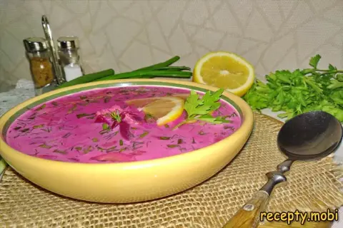 Холодник из свеклы (свекольник) на айране – пошаговый рецепт в домашних условиях
