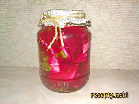 Квашеная капуста со свёклой и сельдереем – пошаговый рецепт в домашних условиях