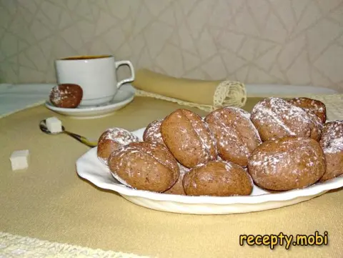Печенье Кофейные зёрна – пошаговый рецепт в домашних условиях