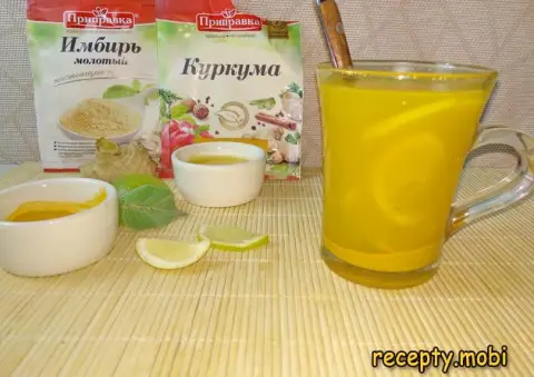 Чай с куркумой и имбирём – пошаговый рецепт в домашних условиях