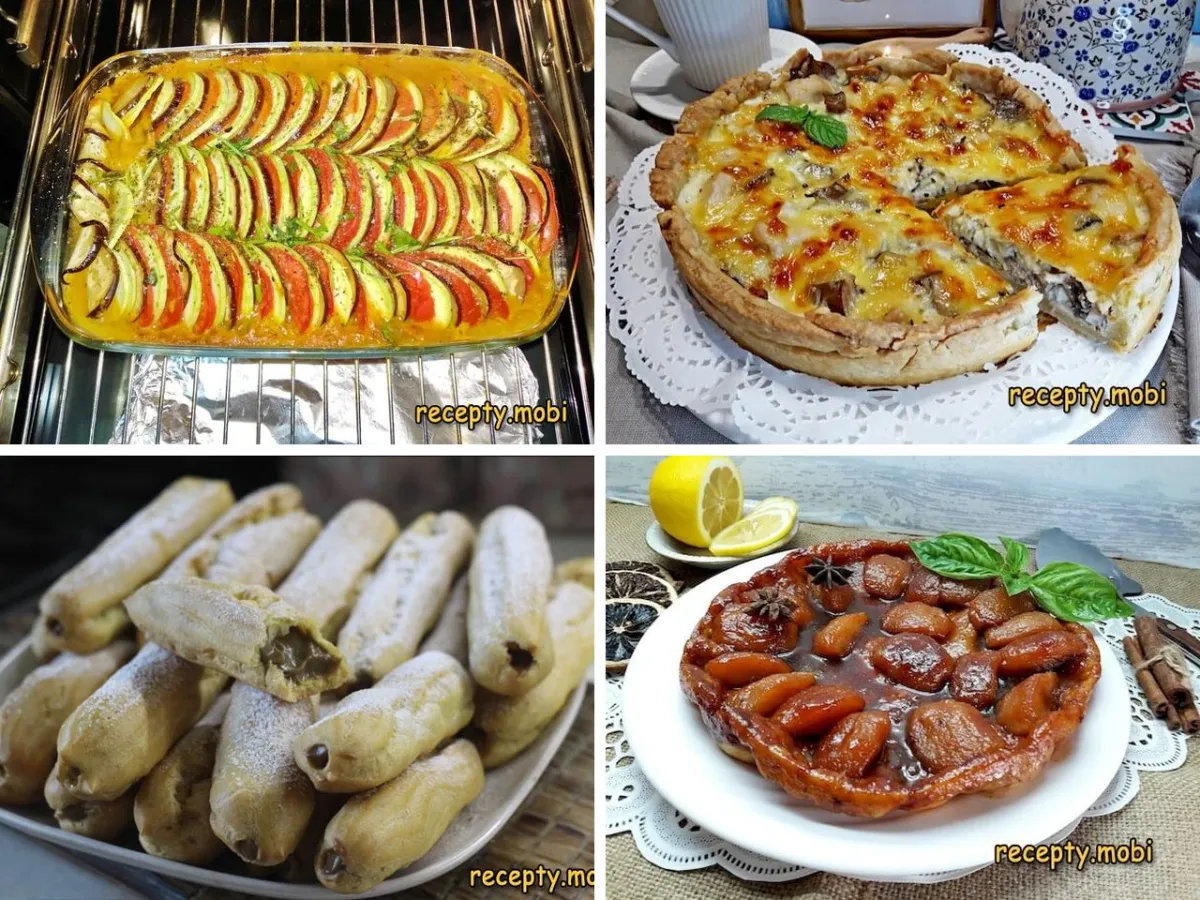 Французская кухня: рататуй, киш, эклеры и тарт татен